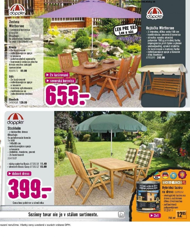 leták HORNBACH leták - Vožný čas na záhrade strana 25 leták HORNBACH leták - Vožný čas na záhrade strana 25