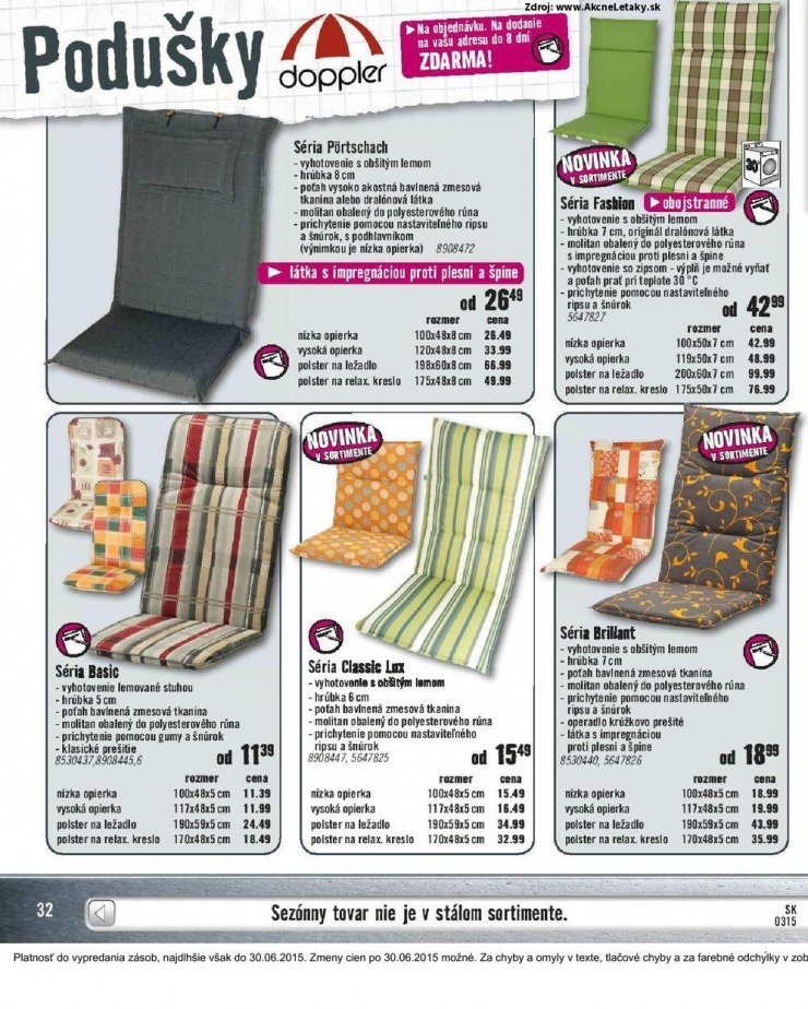 leták HORNBACH leták - Vožný čas na záhrade strana 32 leták HORNBACH leták - Vožný čas na záhrade strana 32