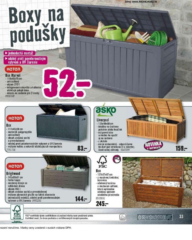 leták HORNBACH leták - Vožný čas na záhrade strana 33 leták HORNBACH leták - Vožný čas na záhrade strana 33