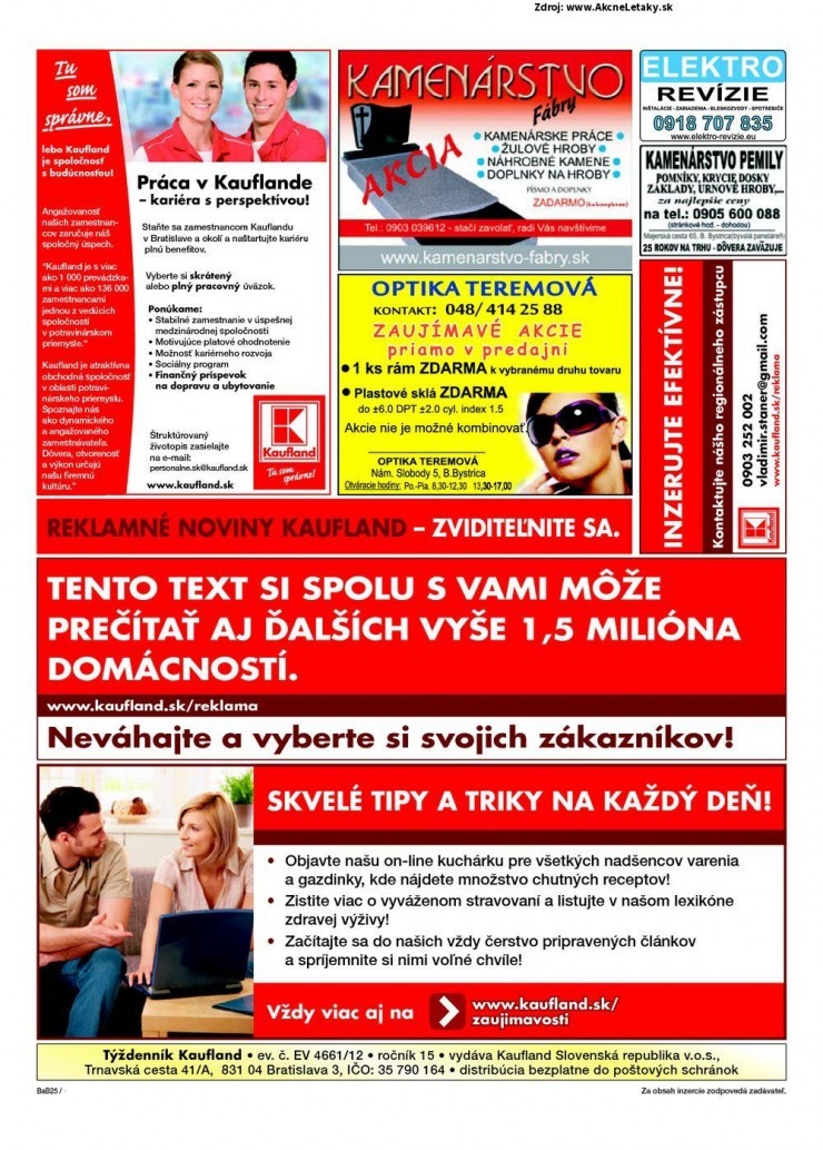 leták Kaufland akčný leták - Banská Bystrica strana 25 leták Kaufland akčný leták - Banská Bystrica strana 25