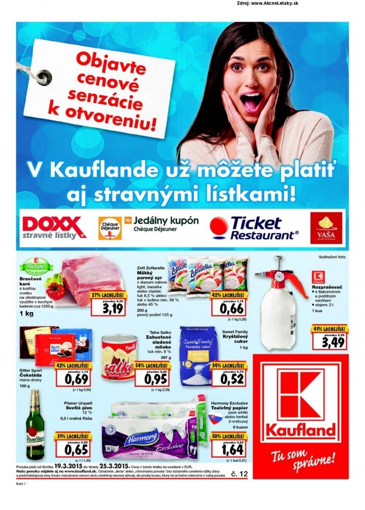 leták mimoriadný Kaufland leták strana 1 leták mimoriadný Kaufland leták strana 1