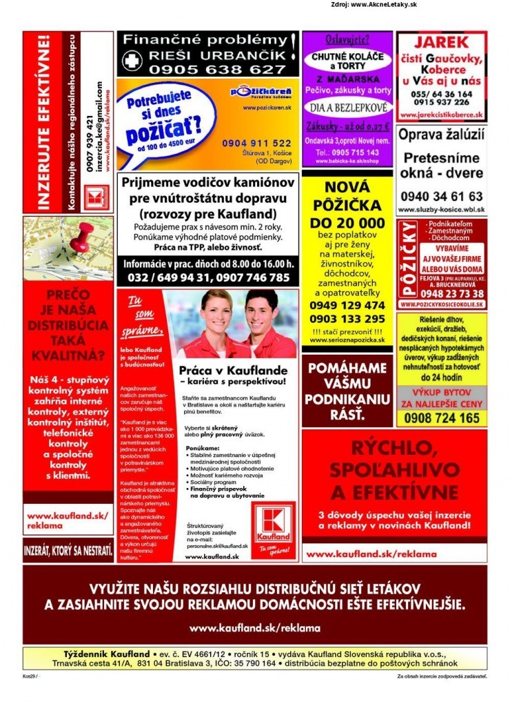 leták mimoriadný Kaufland leták strana 29 leták mimoriadný Kaufland leták strana 29