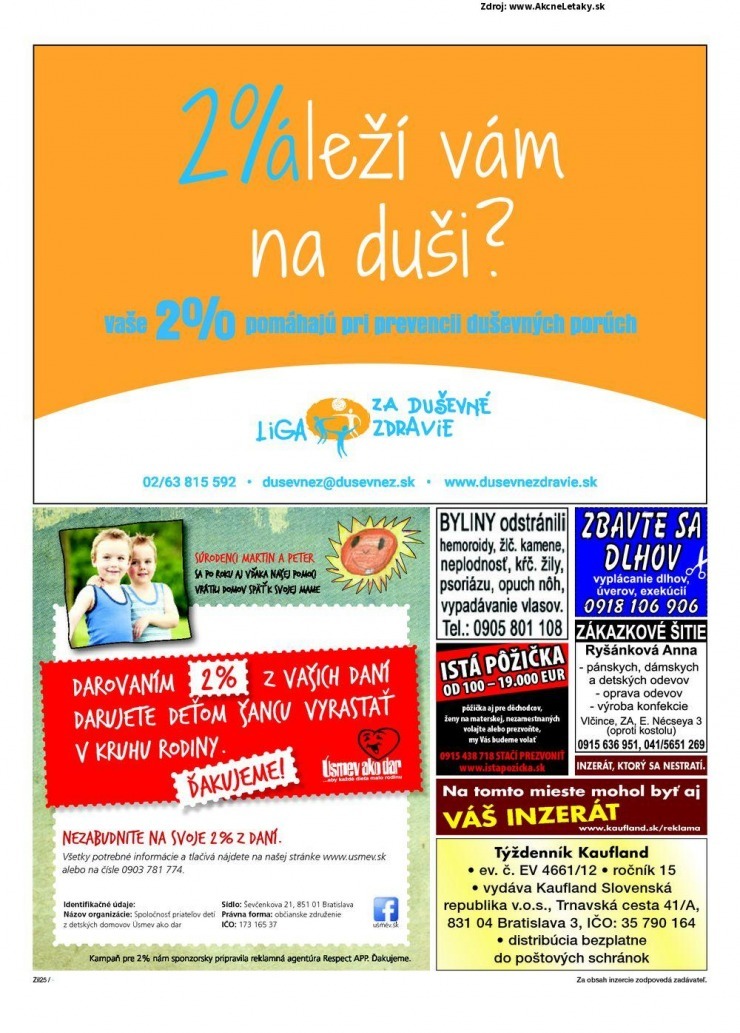 leták špeciálny Kaufland leták - Žilina strana 25 leták špeciálny Kaufland leták - Žilina strana 25
