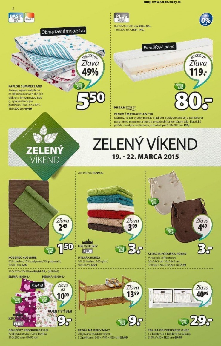 leták akciová ponuka Jysk strana 2 leták akciová ponuka Jysk strana 2