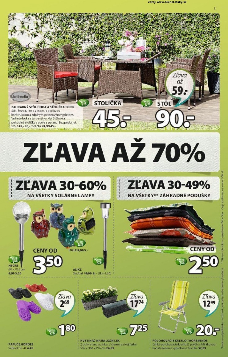 leták akciová ponuka Jysk strana 3 leták akciová ponuka Jysk strana 3