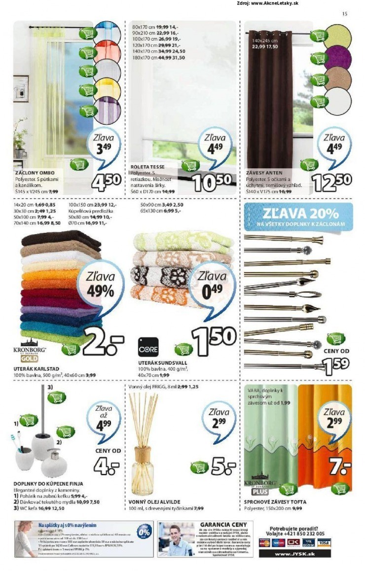 leták akciová ponuka Jysk strana 15 leták akciová ponuka Jysk strana 15