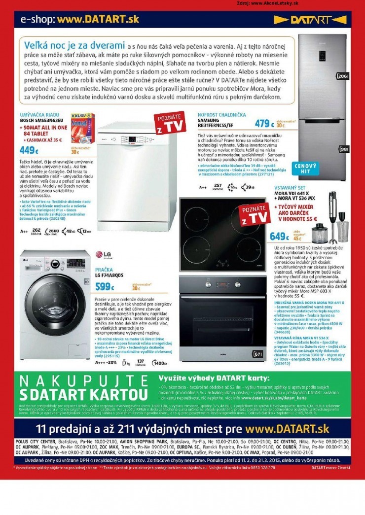 leták Datart akčný leták strana 4 leták Datart akčný leták strana 4