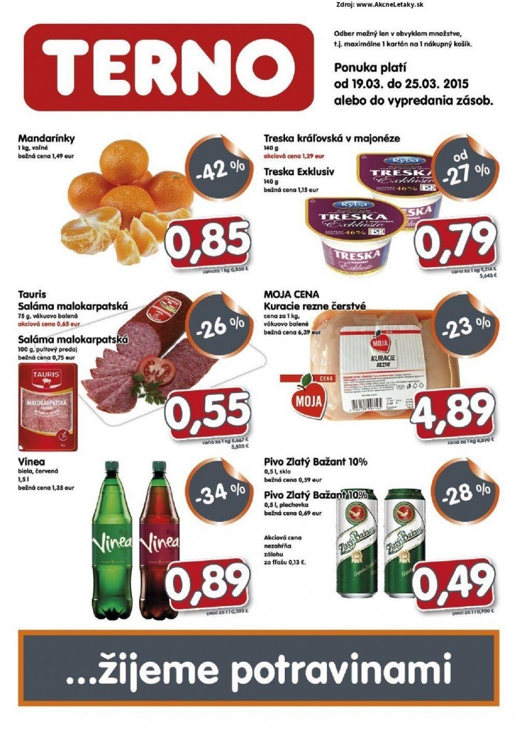 leták aktuálny leták TERNO strana 1 leták aktuálny leták TERNO strana 1
