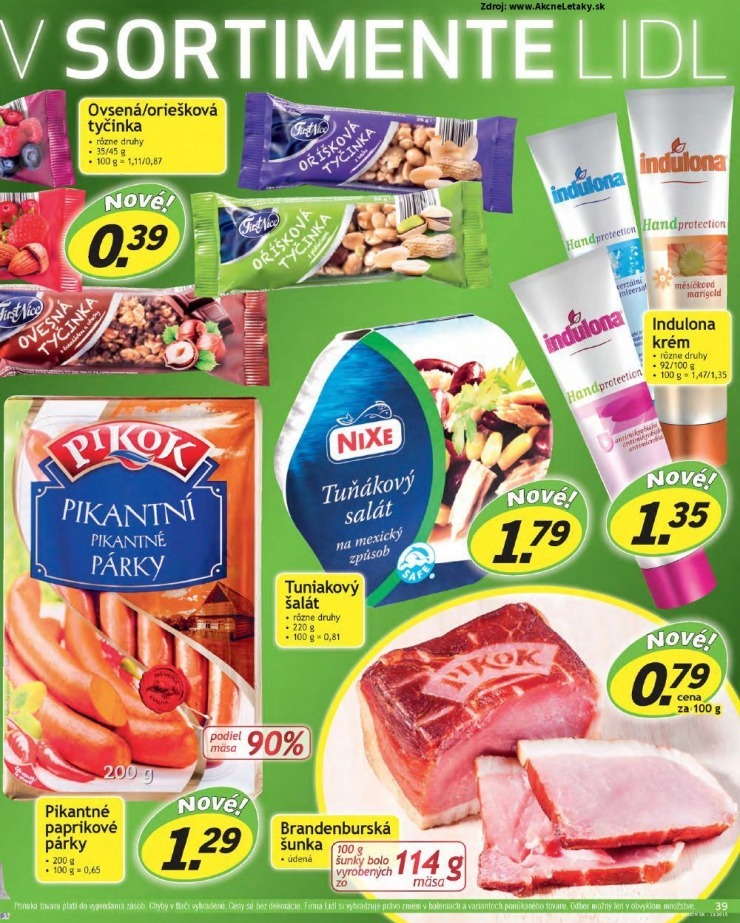 leták Lidl akciový leták strana 39 leták Lidl akciový leták strana 39