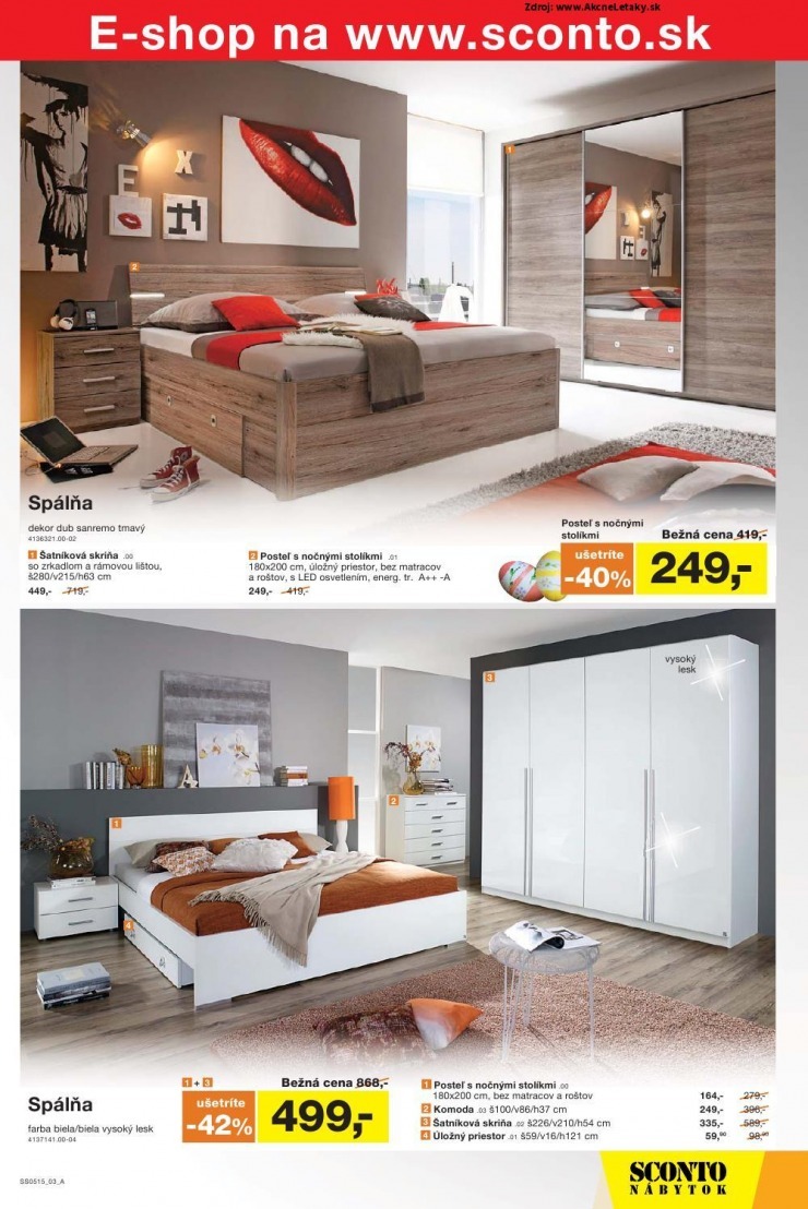 leták Sconto nábytok akciový leták strana 3 leták Sconto nábytok akciový leták strana 3