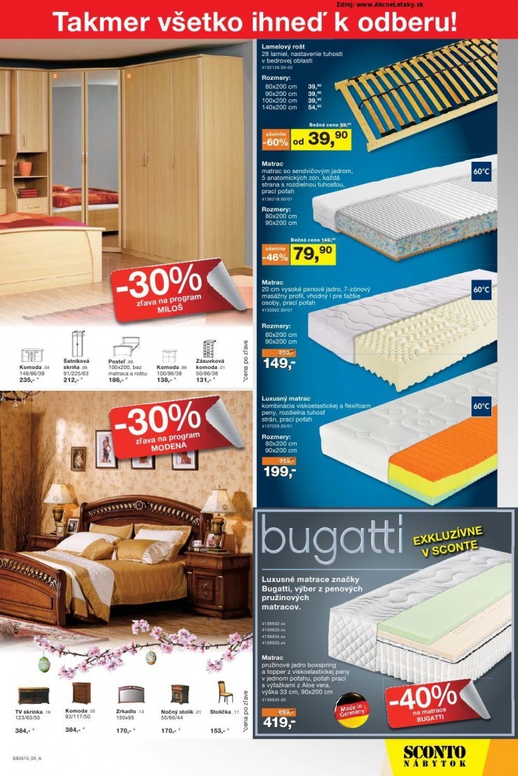 leták Sconto nábytok akciový leták strana 5 leták Sconto nábytok akciový leták strana 5