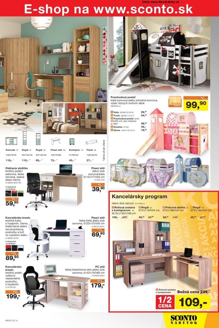 leták Sconto nábytok akciový leták strana 7 leták Sconto nábytok akciový leták strana 7