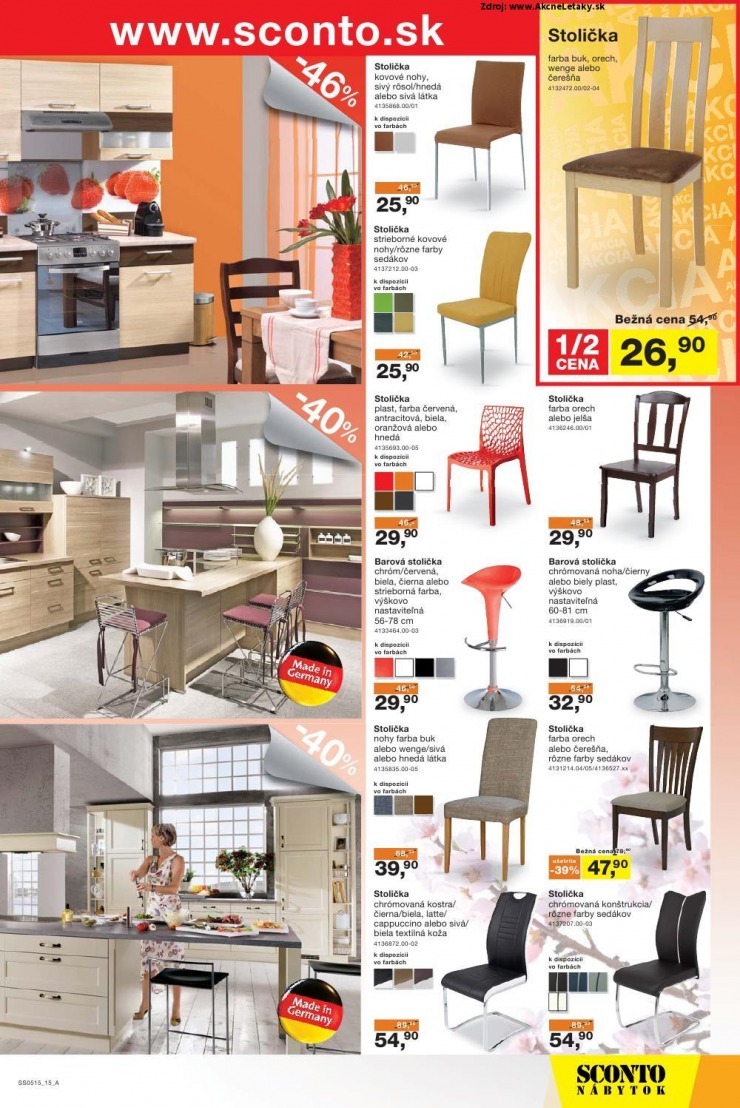 leták Sconto nábytok akciový leták strana 15 leták Sconto nábytok akciový leták strana 15