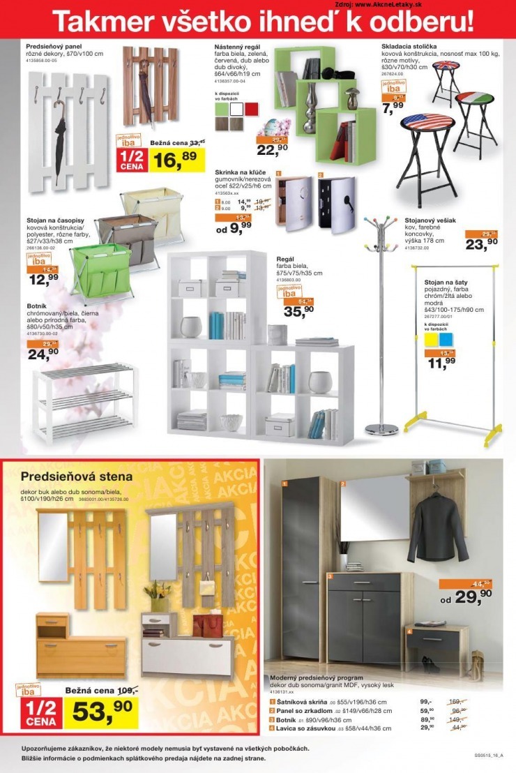 leták Sconto nábytok akciový leták strana 16 leták Sconto nábytok akciový leták strana 16