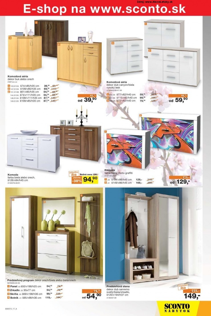 leták Sconto nábytok akciový leták strana 17 leták Sconto nábytok akciový leták strana 17