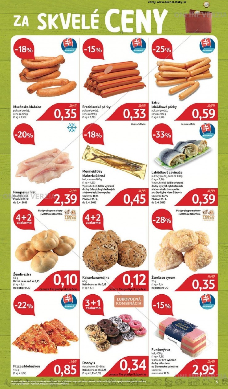 leták Tesco leták - skvelé ceny strana 5 leták Tesco leták - skvelé ceny strana 5