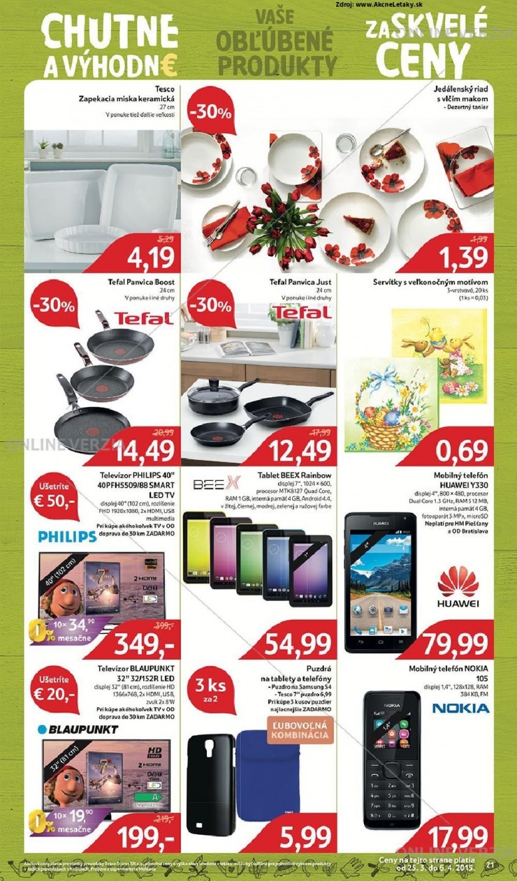 leták Tesco leták - skvelé ceny strana 21 leták Tesco leták - skvelé ceny strana 21