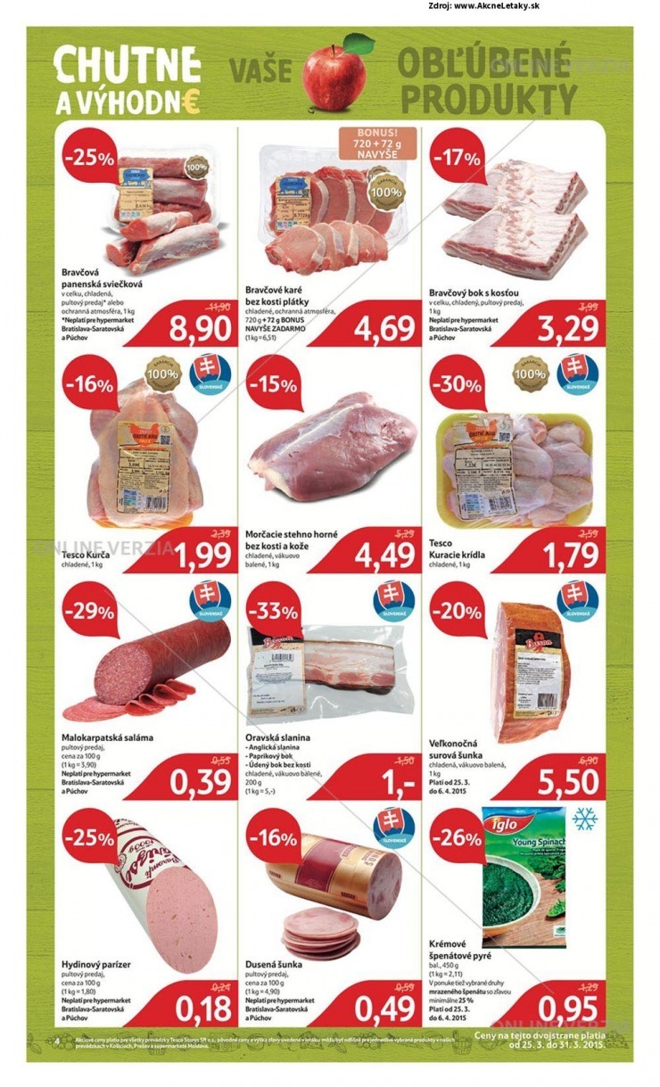 leták akčná ponuka Tesco strana 4 leták akčná ponuka Tesco strana 4