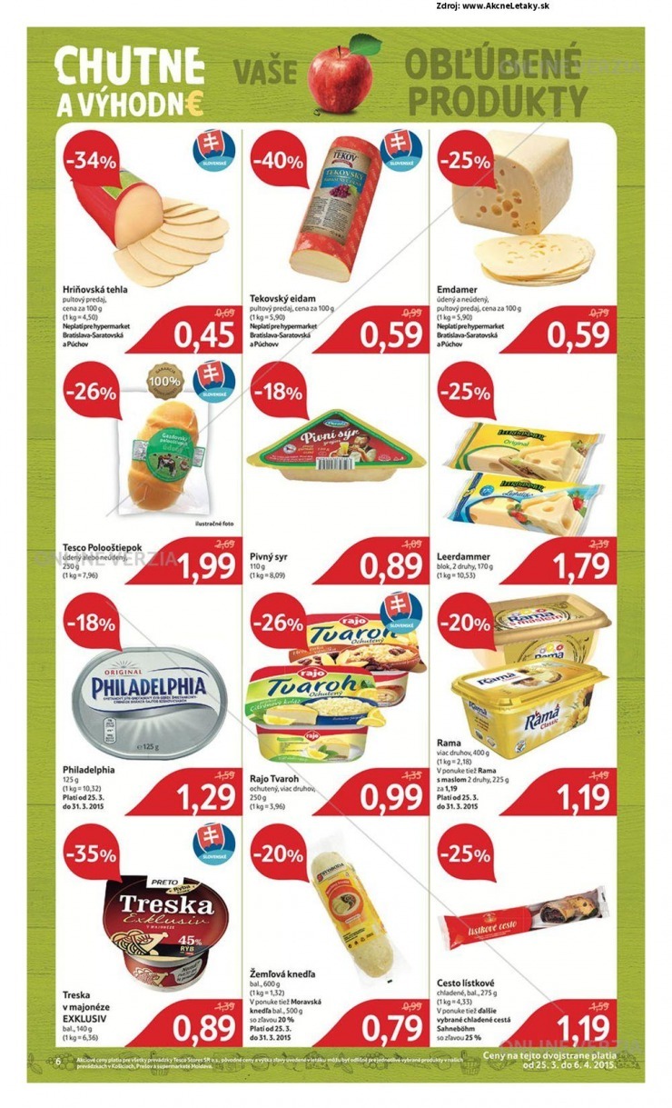 leták akčná ponuka Tesco strana 6 leták akčná ponuka Tesco strana 6