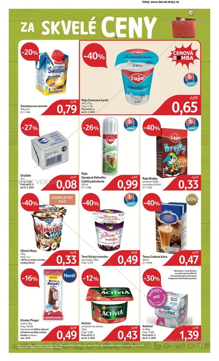 leták akčná ponuka Tesco strana 7 leták akčná ponuka Tesco strana 7
