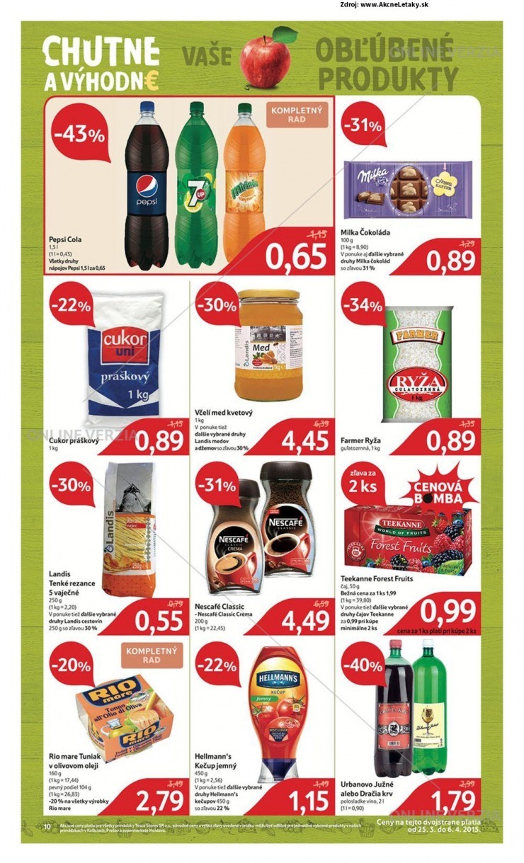 leták akčná ponuka Tesco strana 10 leták akčná ponuka Tesco strana 10