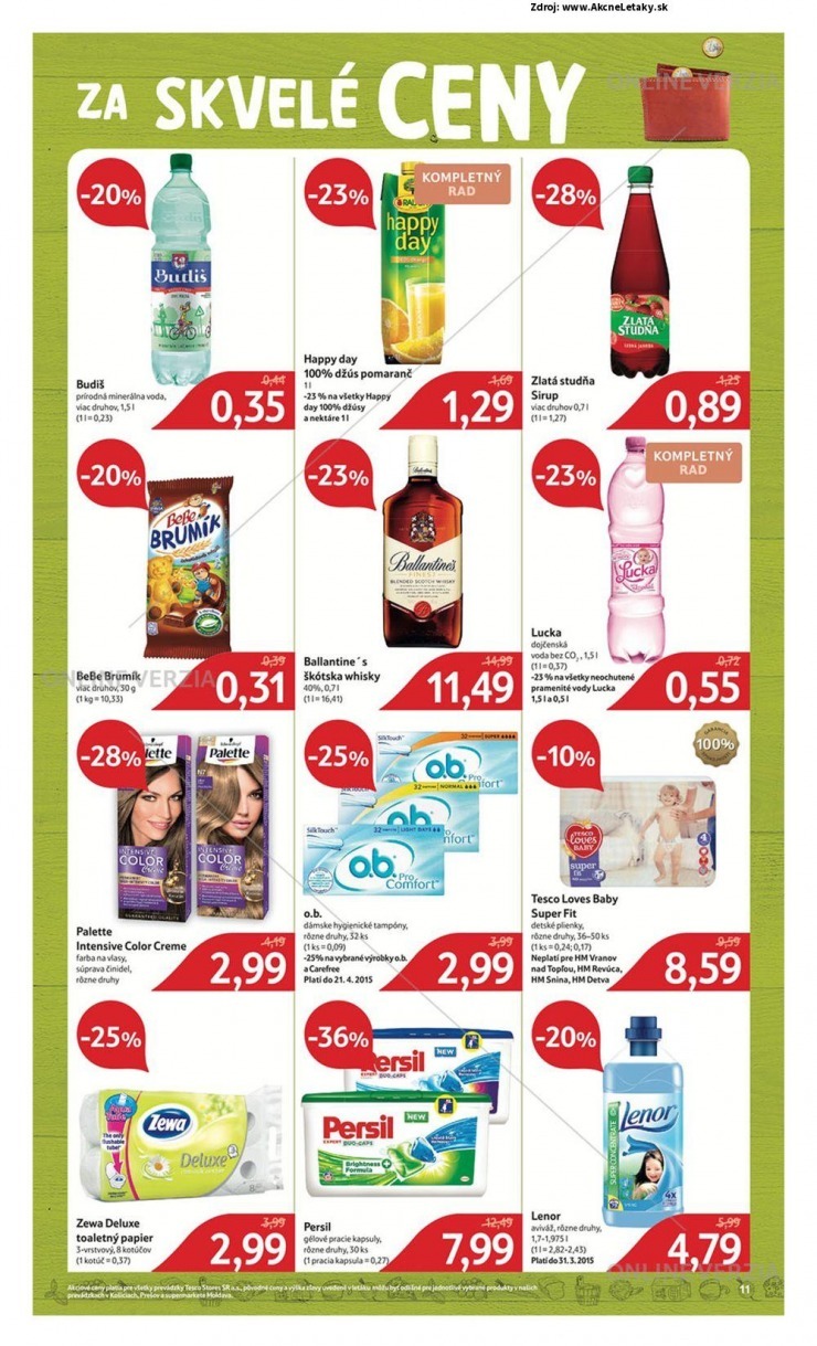 leták akčná ponuka Tesco strana 11 leták akčná ponuka Tesco strana 11