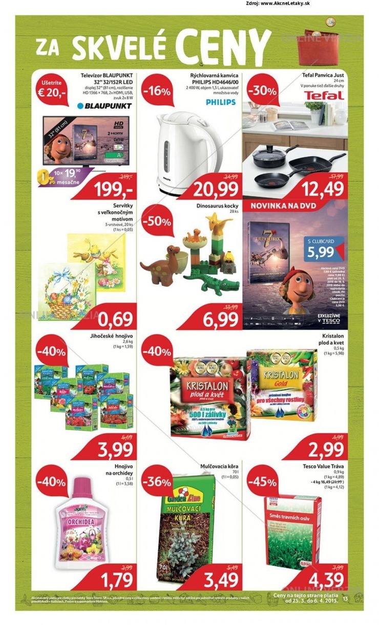 leták akčná ponuka Tesco strana 13 leták akčná ponuka Tesco strana 13