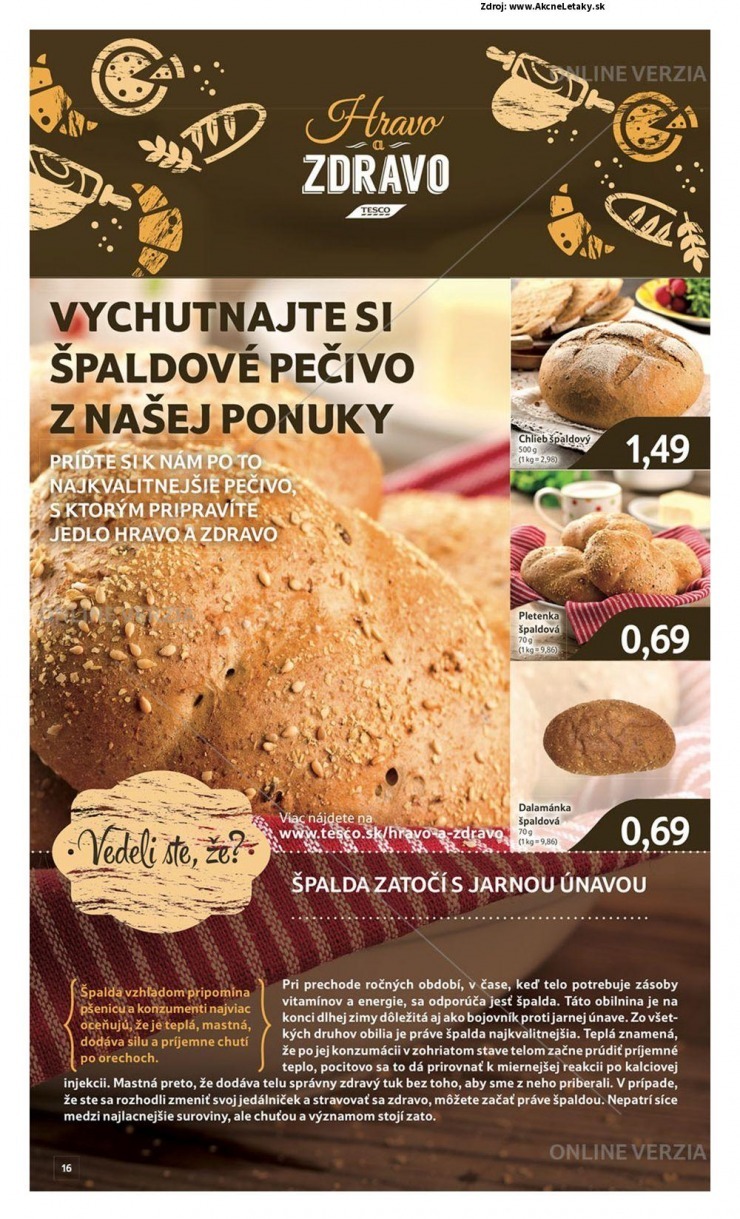 leták akčná ponuka Tesco strana 16 leták akčná ponuka Tesco strana 16