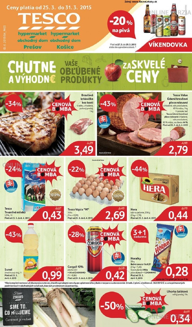 leták Tesco extra ponuka strana 1 leták Tesco extra ponuka strana 1