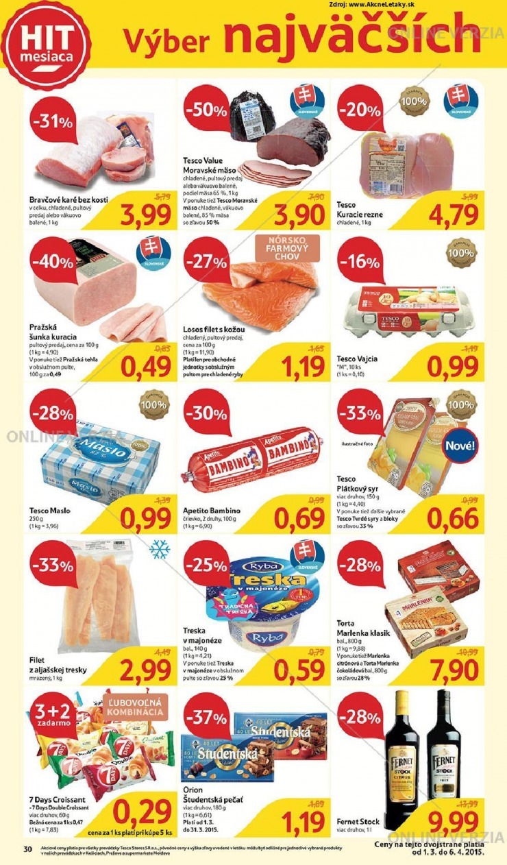 leták Tesco extra ponuka strana 34 leták Tesco extra ponuka strana 34