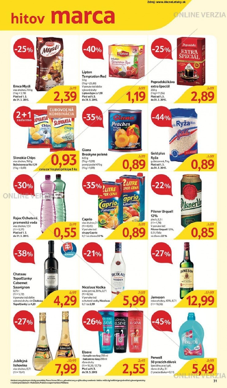 leták Tesco extra ponuka strana 35 leták Tesco extra ponuka strana 35