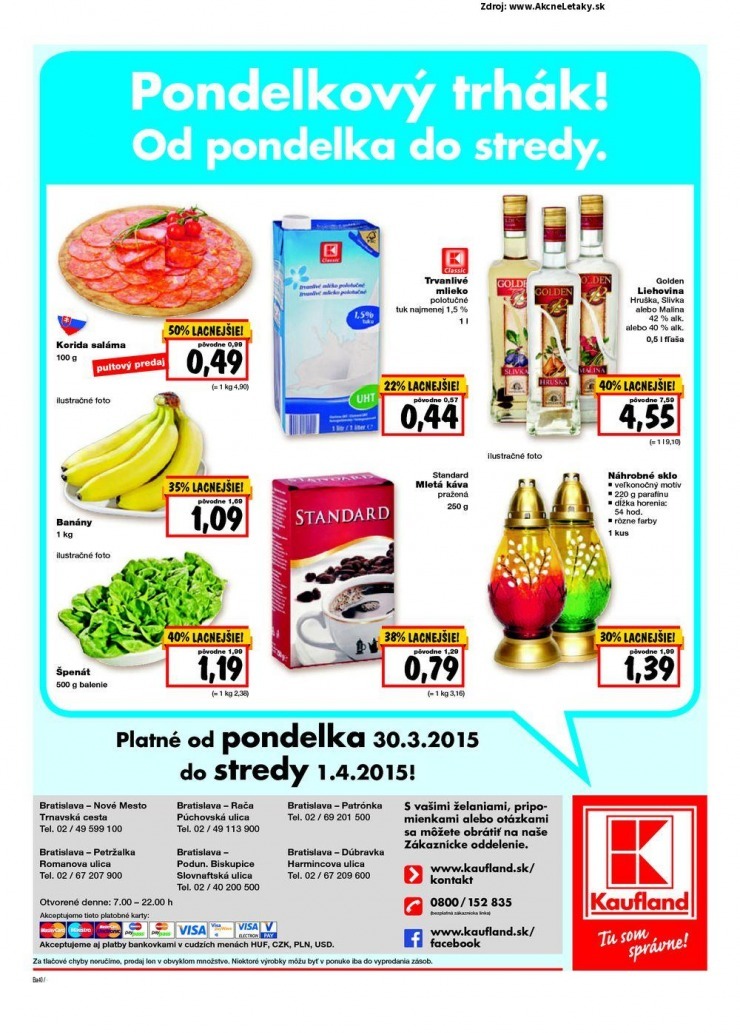 leták akčný leták Kaufland - Bratislava strana 40 leták akčný leták Kaufland - Bratislava strana 40