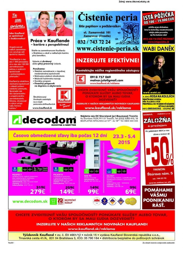 leták Kaufland špeciálny leták strana 39 leták Kaufland špeciálny leták strana 39