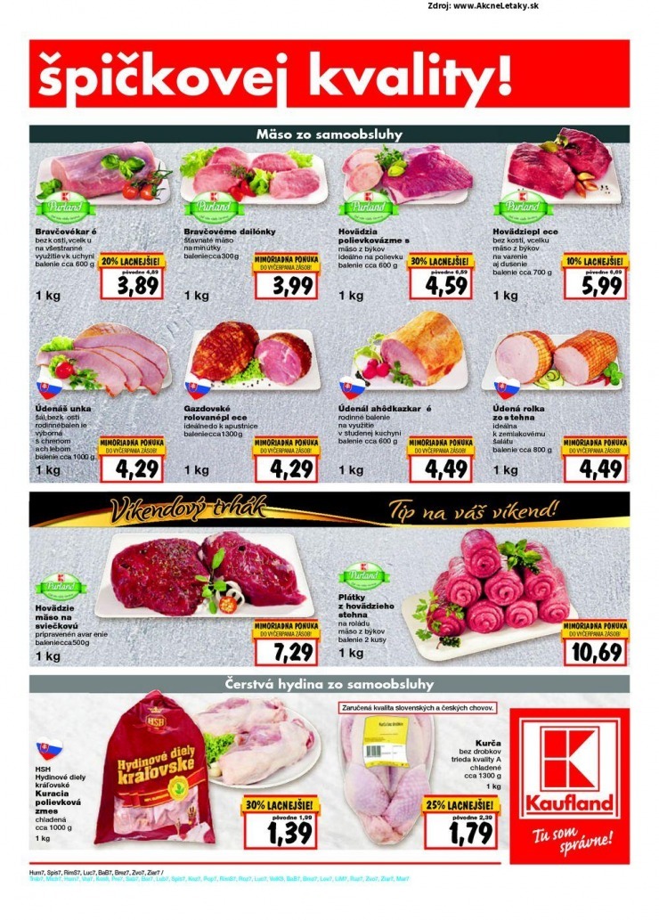 leták Kaufland akciový leták strana 7 leták Kaufland akciový leták strana 7