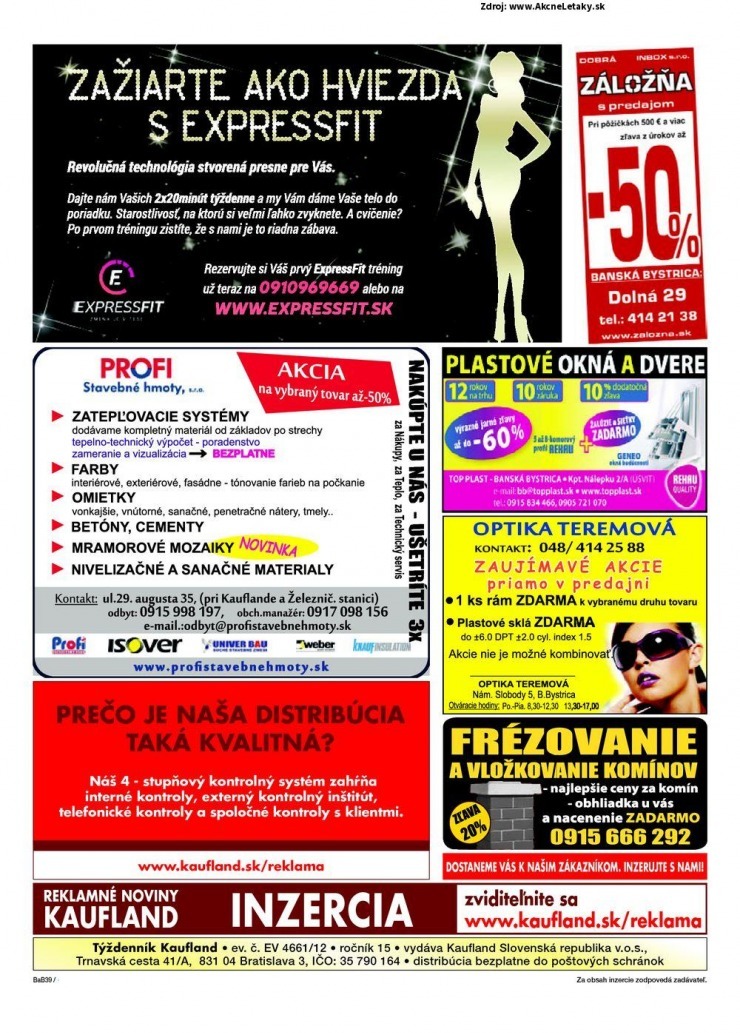 leták Kaufland akciový leták strana 39 leták Kaufland akciový leták strana 39