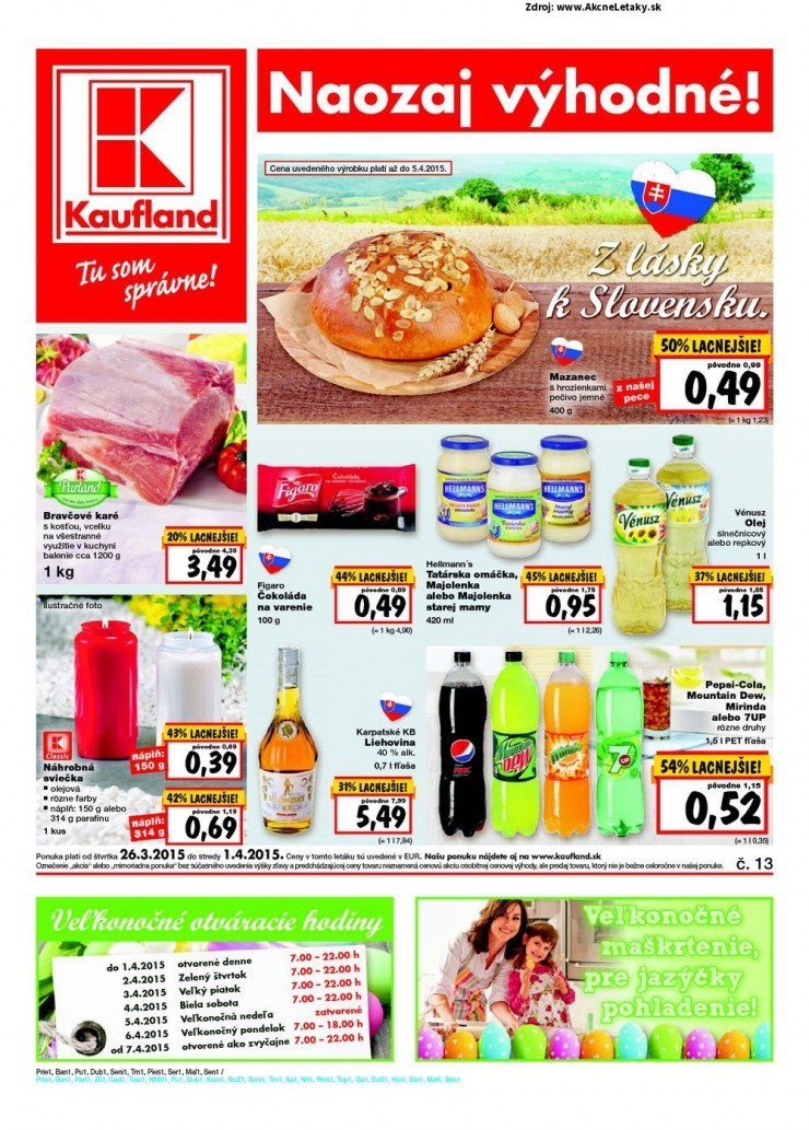 leták špeciálny leták Kaufland strana 1 leták špeciálny leták Kaufland strana 1