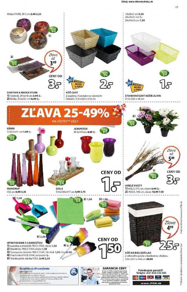 leták Jysk akciový leták strana 23 leták Jysk akciový leták strana 23