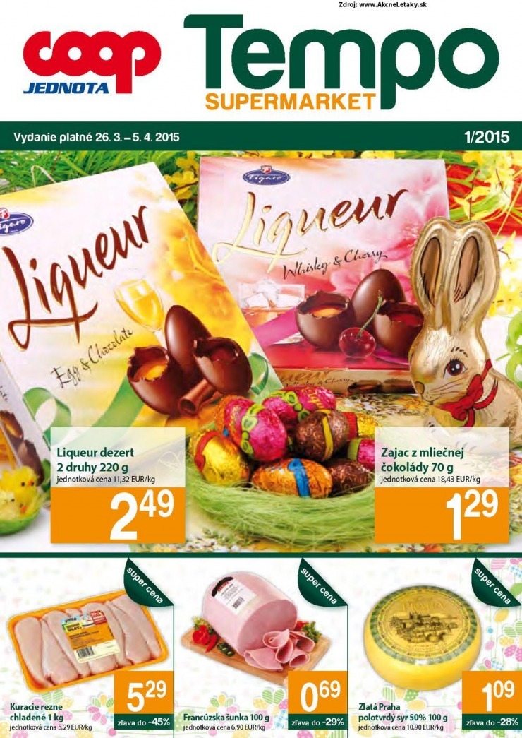 leták akčný leták COOP Jednota strana 1 leták akčný leták COOP Jednota strana 1