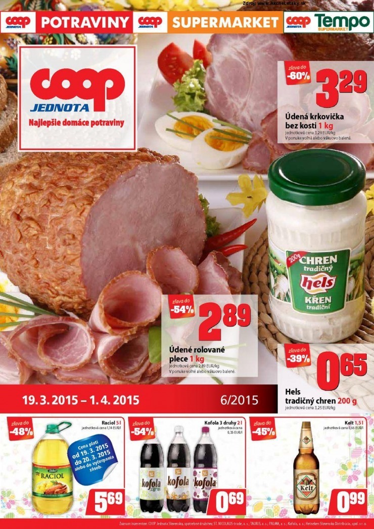 leták COOP akciový leták strana 1 leták COOP akciový leták strana 1
