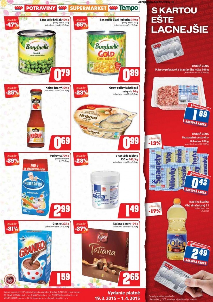 leták COOP akciový leták strana 5 leták COOP akciový leták strana 5