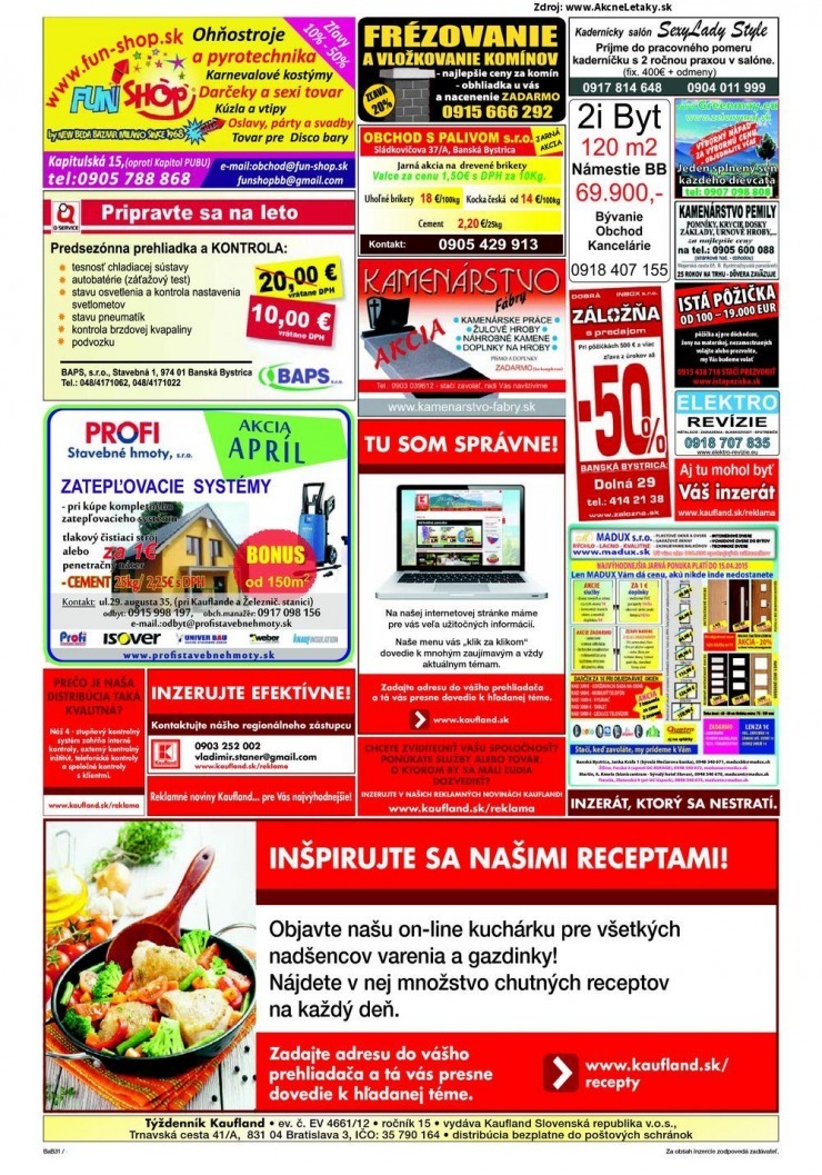 leták akciový Kaufland leták - Banská Bystrica strana 31 leták akciový Kaufland leták - Banská Bystrica strana 31