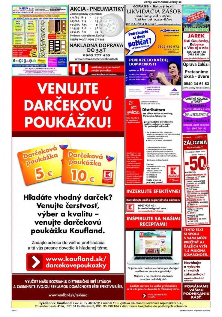 leták špeciálna ponuka Kaufland - Košice strana 31 leták špeciálna ponuka Kaufland - Košice strana 31