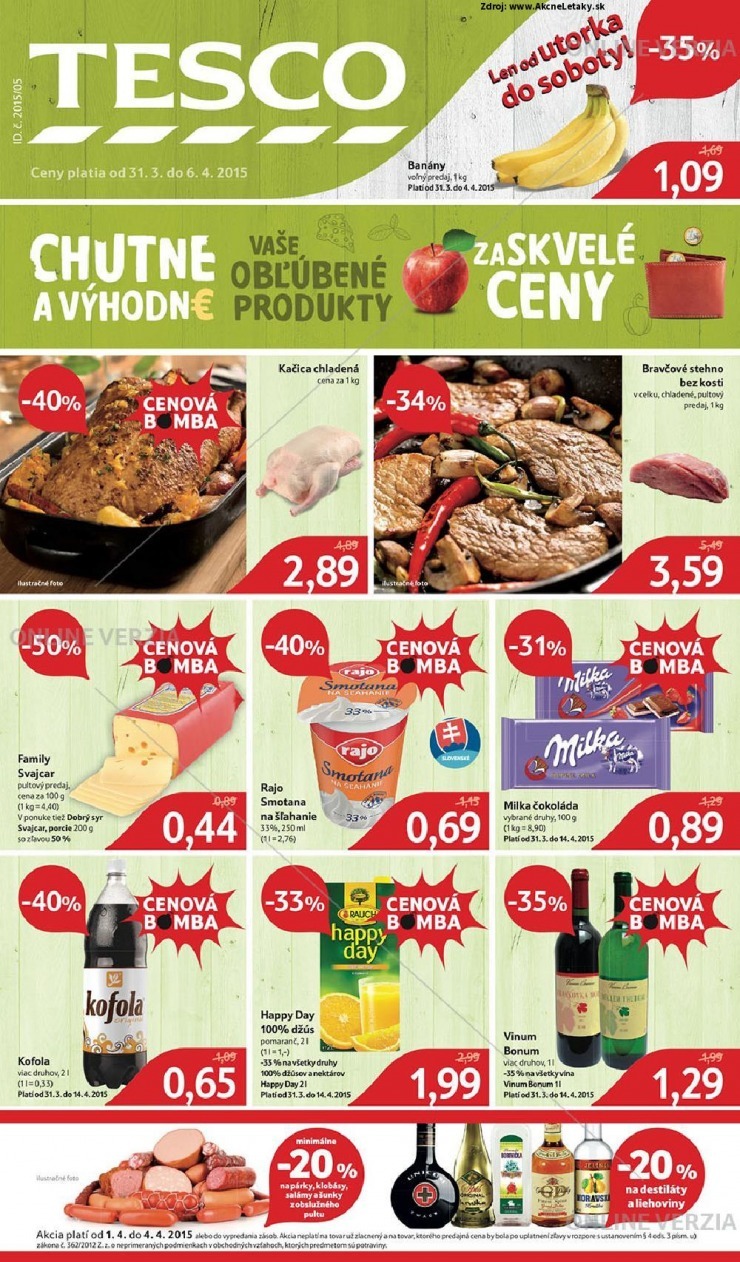 leták akciový leták Tesco strana 1 leták akciový leták Tesco strana 1