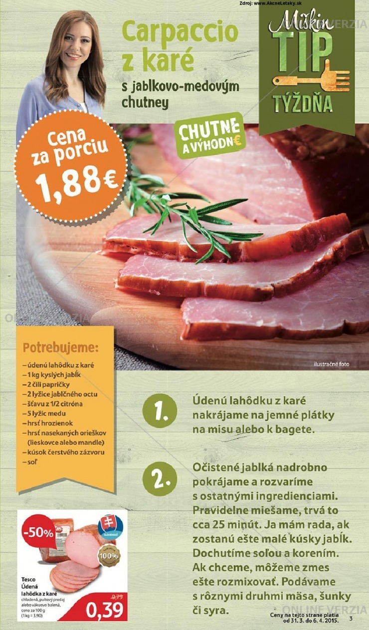 leták akciový leták Tesco strana 3 leták akciový leták Tesco strana 3