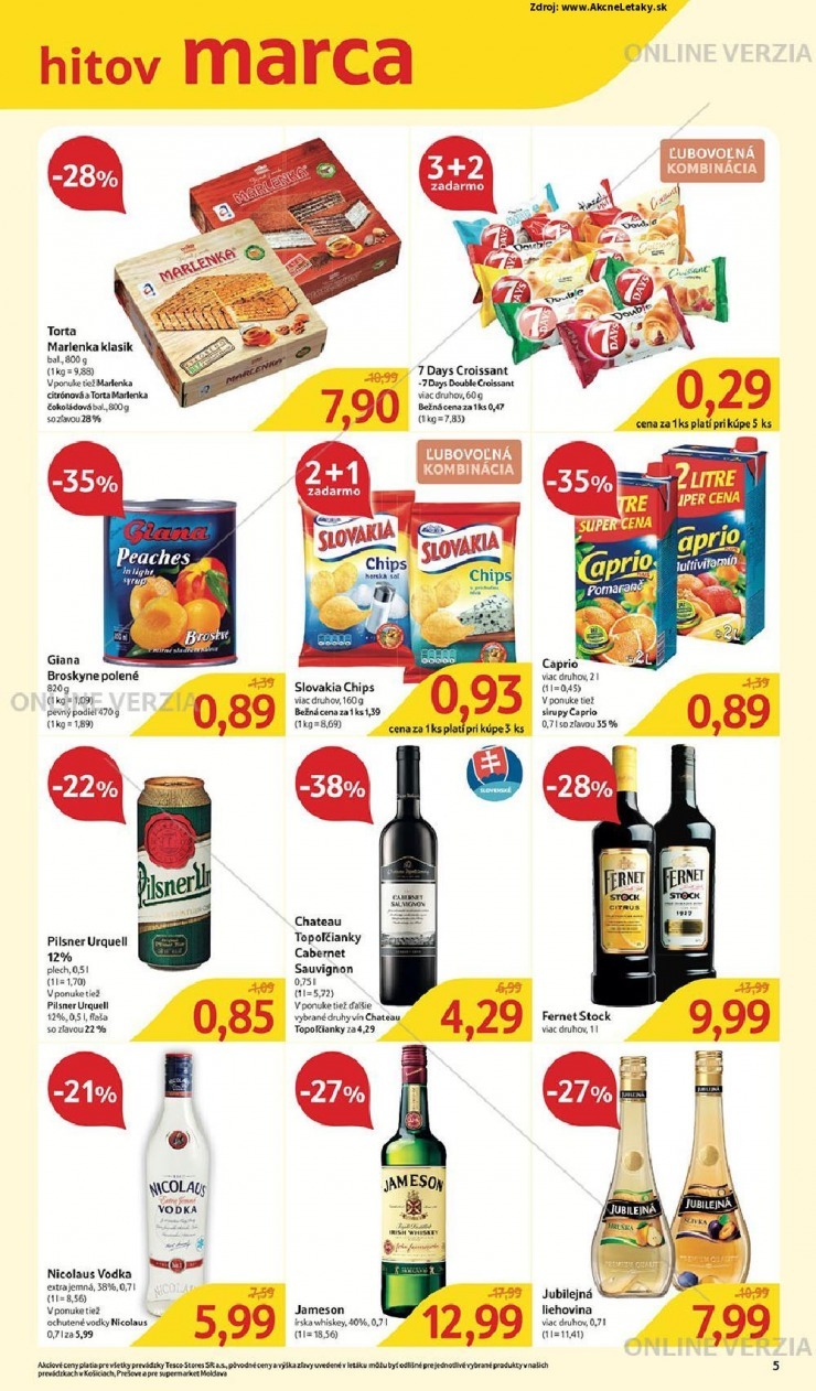leták akciový leták Tesco strana 5 leták akciový leták Tesco strana 5