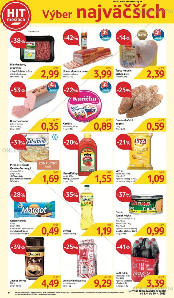 leták akciový leták Tesco strana 6 leták akciový leták Tesco strana 6