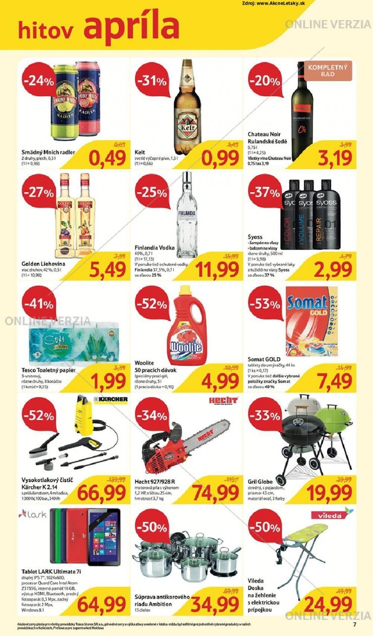 leták akciový leták Tesco strana 7 leták akciový leták Tesco strana 7