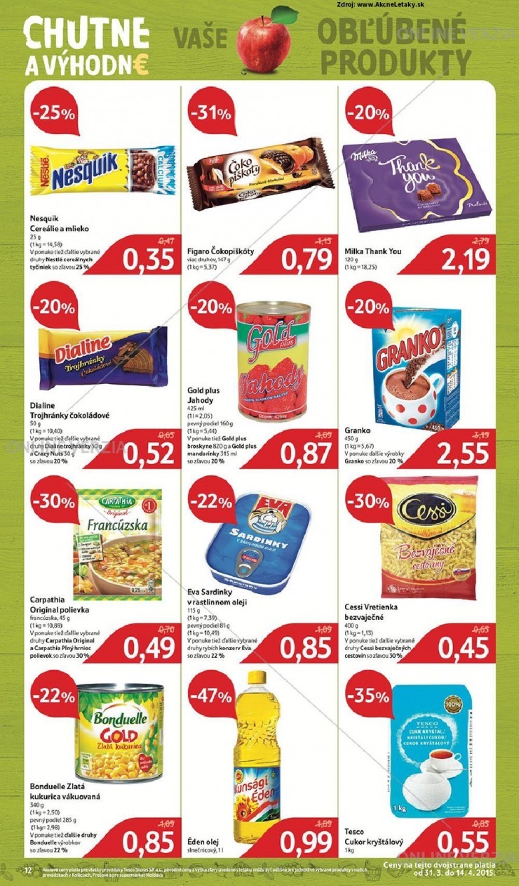 leták akciový leták Tesco strana 12 leták akciový leták Tesco strana 12