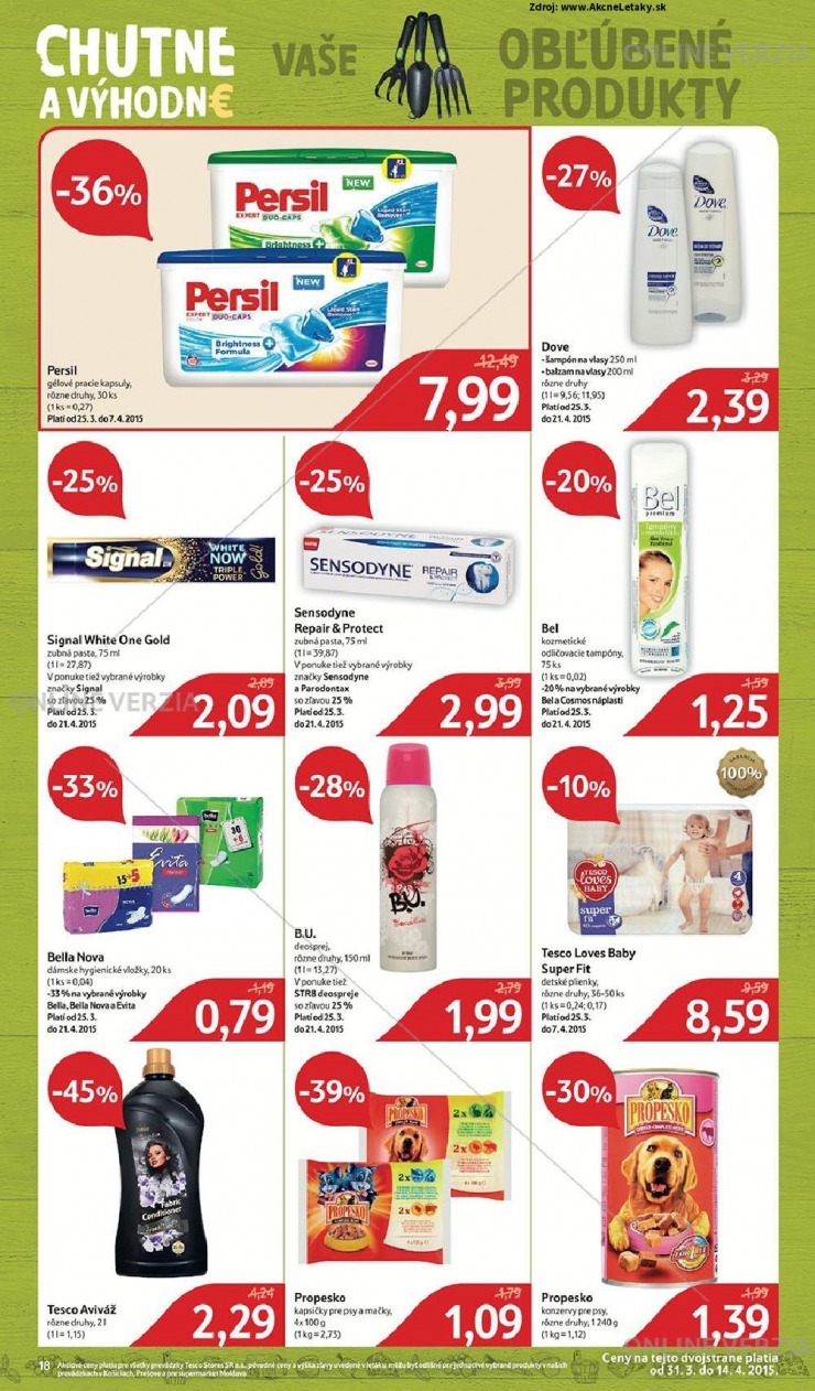 leták akciový leták Tesco strana 18 leták akciový leták Tesco strana 18