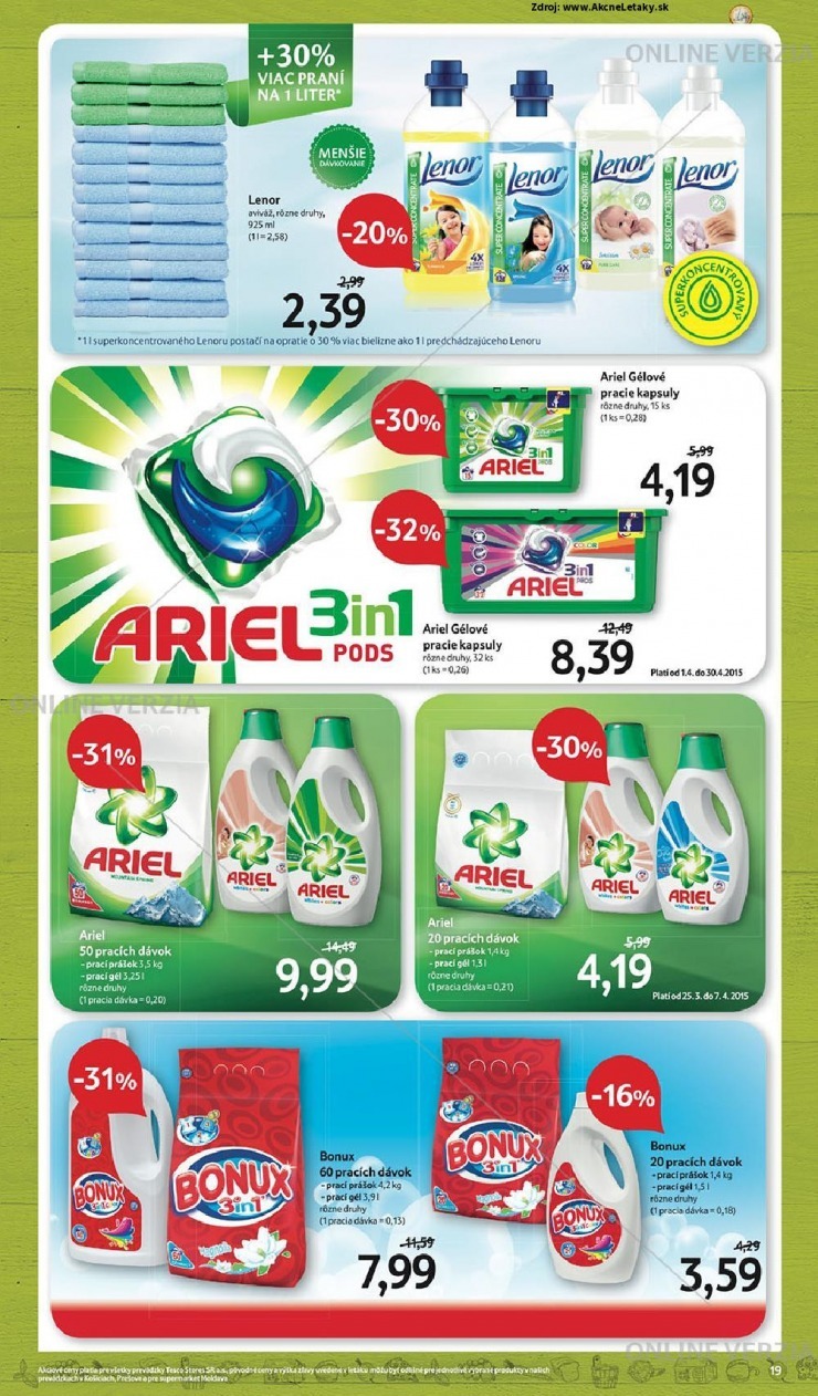 leták akciový leták Tesco strana 19 leták akciový leták Tesco strana 19